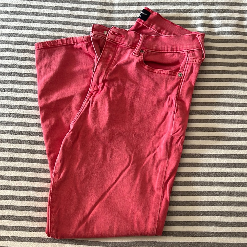 Gap Denim Red Leggings